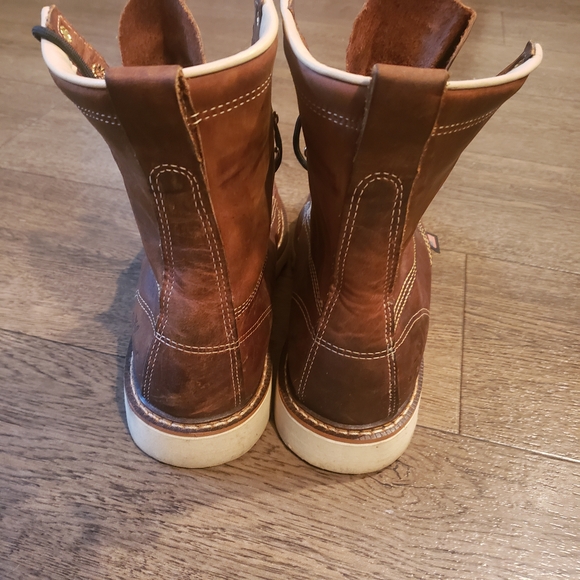 Men's Thorogood 8" Moc Toe Boots -Crazy Horse - Picture 4 of 11